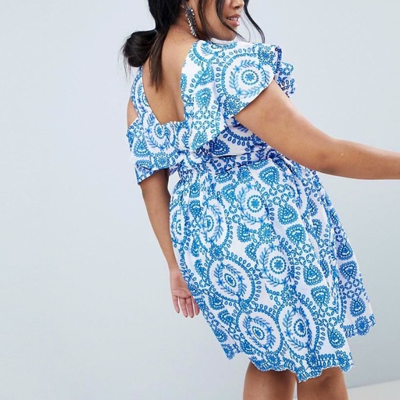 NWT🌼Broderie Embroidery Dress - Picture 7 of 8